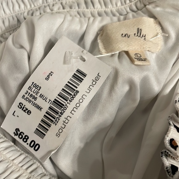 En Elly Leopard Cheetah Print Flowy Skirt Large - Picture 8 of 9